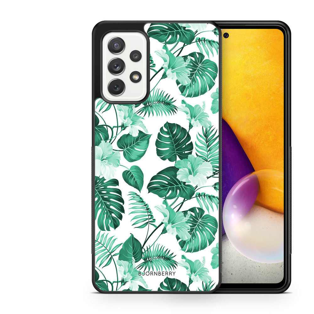 Samsung Galaxy A52/A52s 5G Case - Turquoise Flowers
