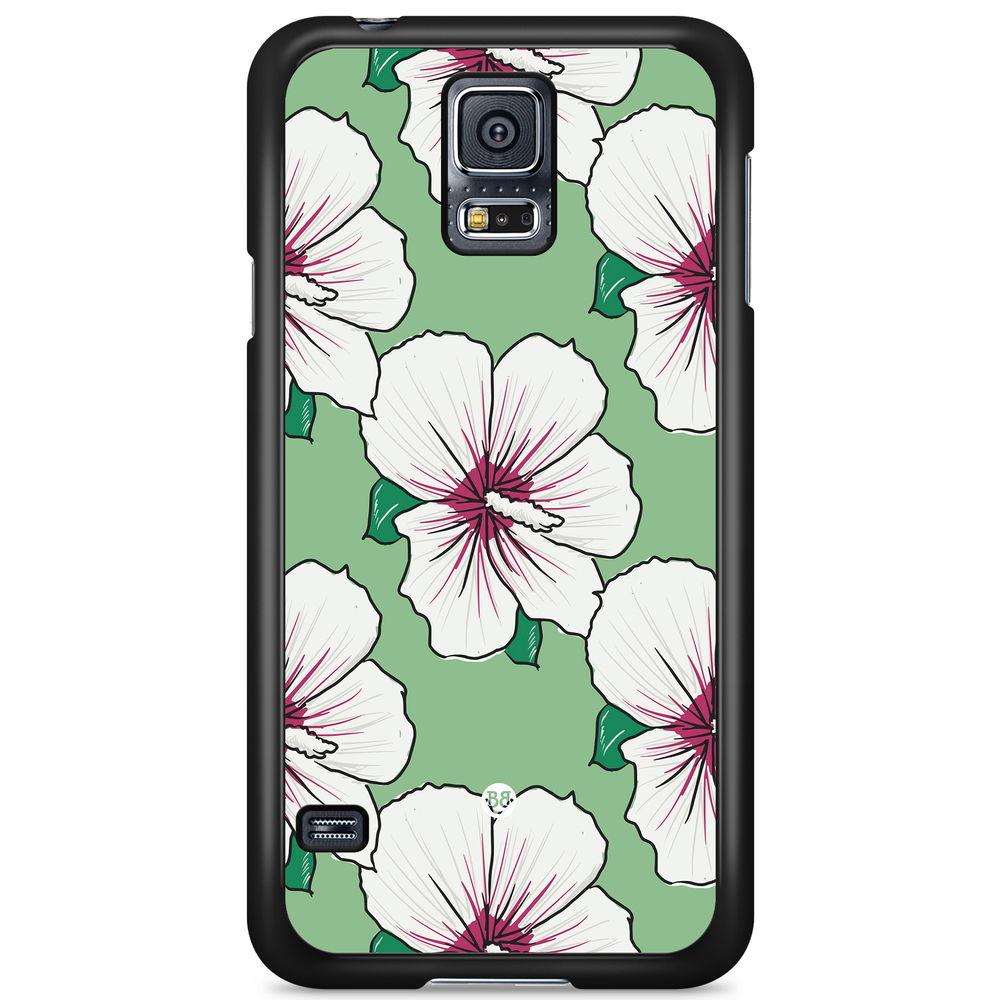 Samsung Galaxy S5/S5 NEO Case - Creamy White Flowers