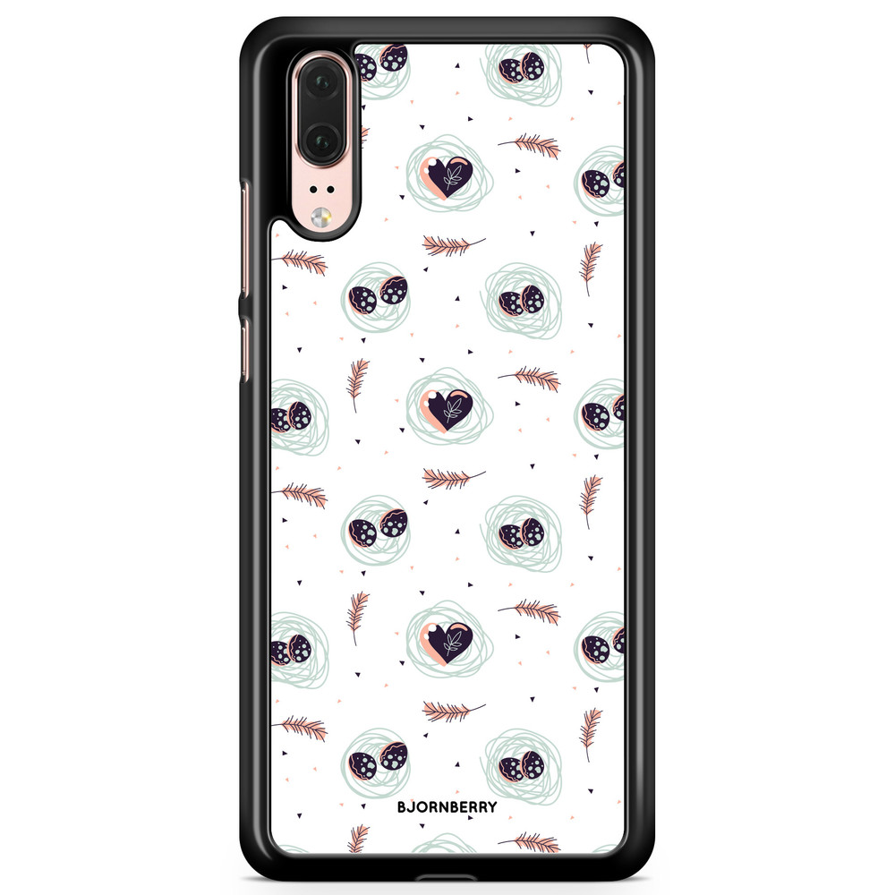 Huawei P20 Case - Eggs and Hearts