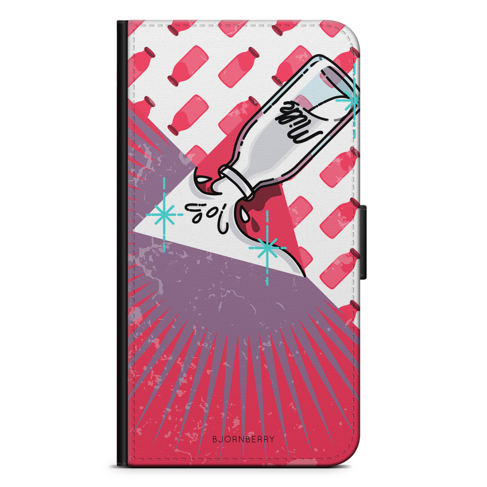 Xiaomi Mi A2 Lite Wallet Case - Vintage Milk