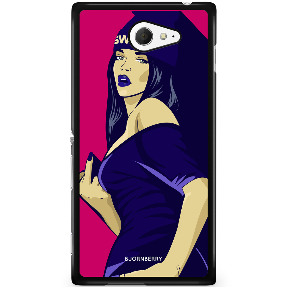 Sony Xperia M2 Aqua Case - Swag Girl
