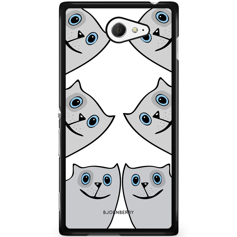 Sony Xperia M2 Aqua Case - Funny Cats
