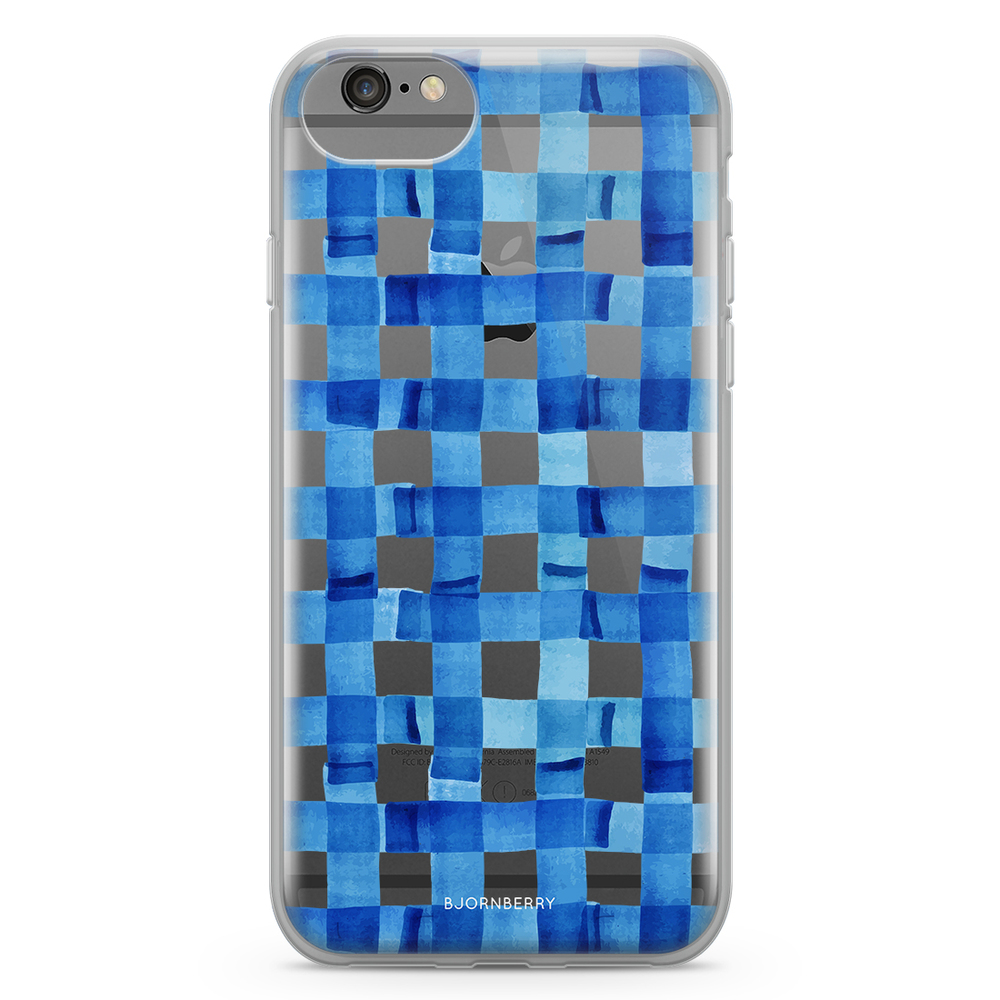 iPhone 6/6s Fashion Skal - Blå Ränder