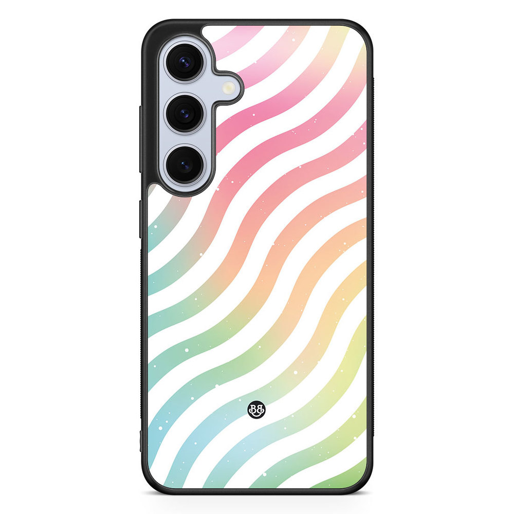 Samsung Galaxy S24 5G Case - Wavy Rainbow