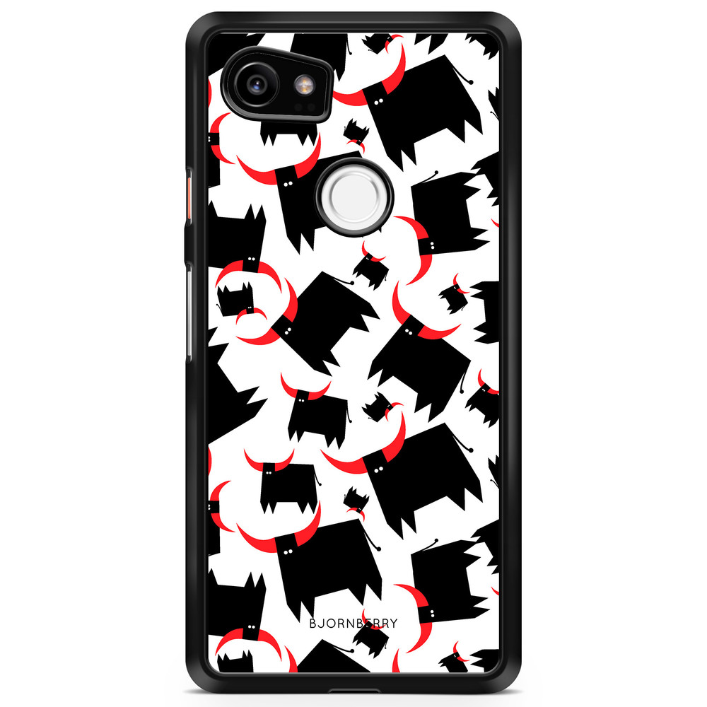 Google Pixel 2 XL Case - Bull Red Horns