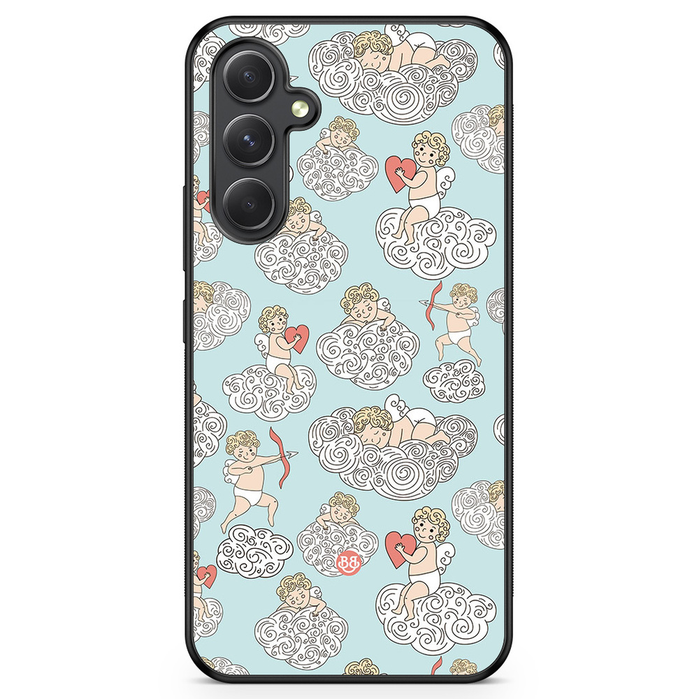 Samsung Galaxy A54 5G Case - Angels and Clouds
