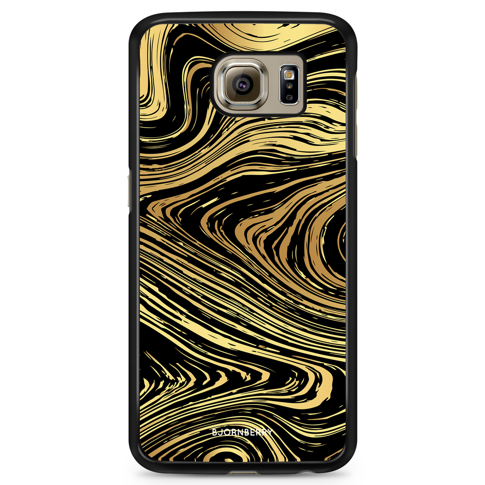 Samsung Galaxy S6 Case - Gold Marble