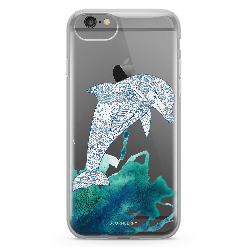 iPhone 6/6s Fashion Skal - Mandala Delfin
