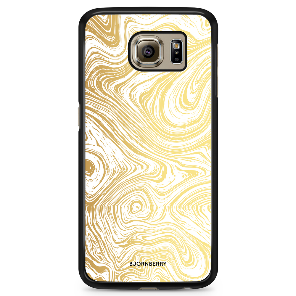 Samsung Galaxy S6 Case - Gold Marble