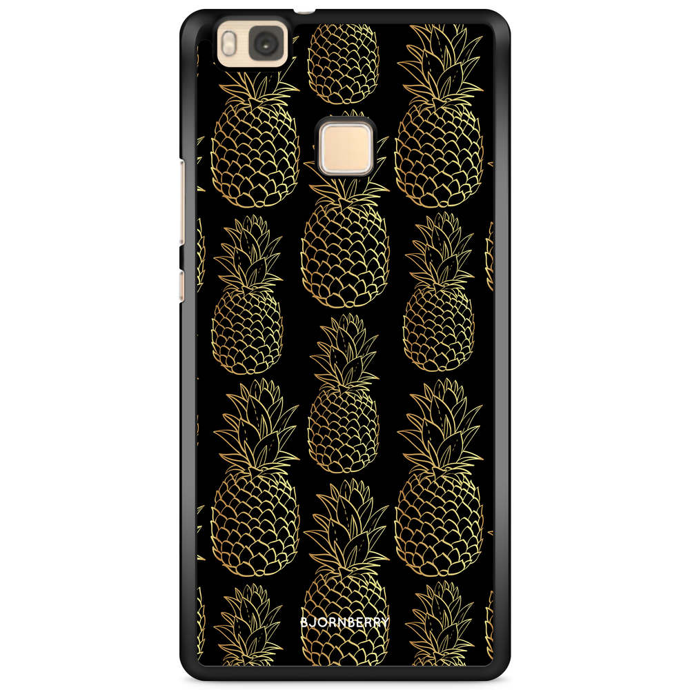 Huawei P9 Lite Case - Gold Pineapples
