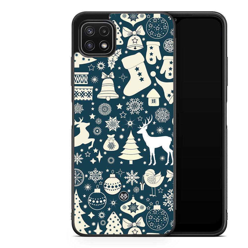 Samsung Galaxy A22 5G Case - Reindeers & Spruces