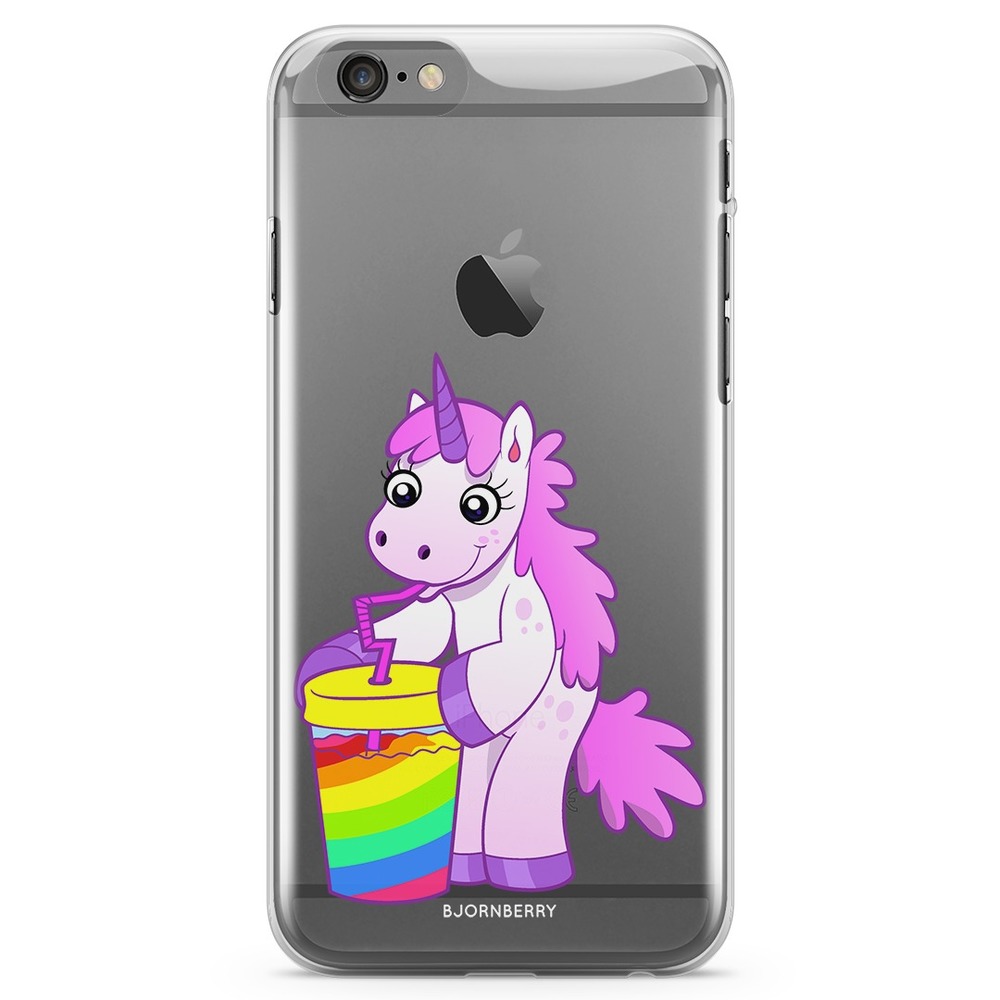 iPhone 6/6s TPU Case - Drinking Unicorn