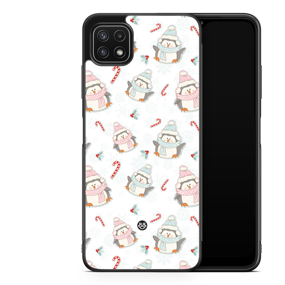 Samsung Galaxy A22 5G Case - Christmas Penguins