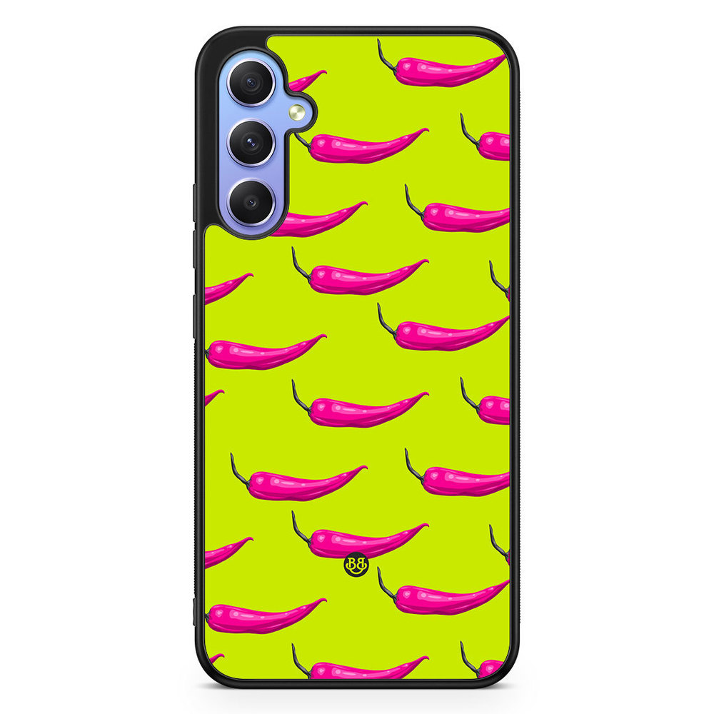 Samsung Galaxy A34 5G Case - Chilli Pattern