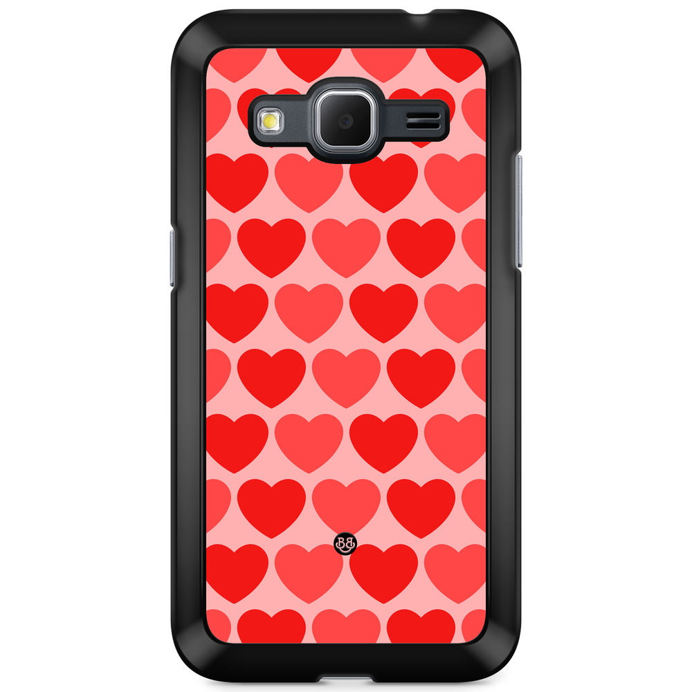 Samsung Galaxy Core Prime Case - Red Hearts
