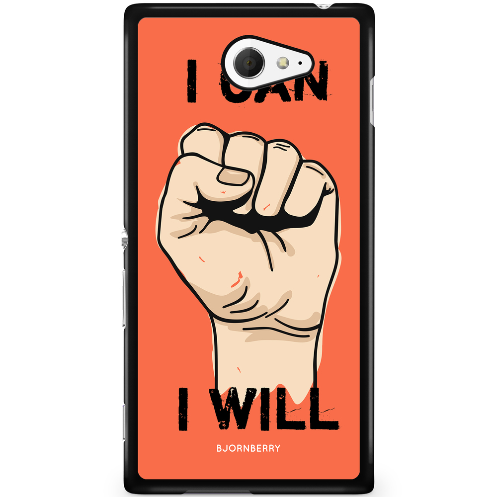 Sony Xperia M2 Aqua Case - I CAN I WILL