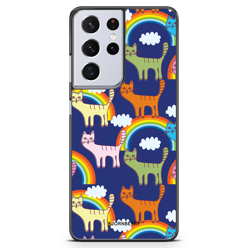 Samsung Galaxy S21 Ultra Case - Cats & Rainbows