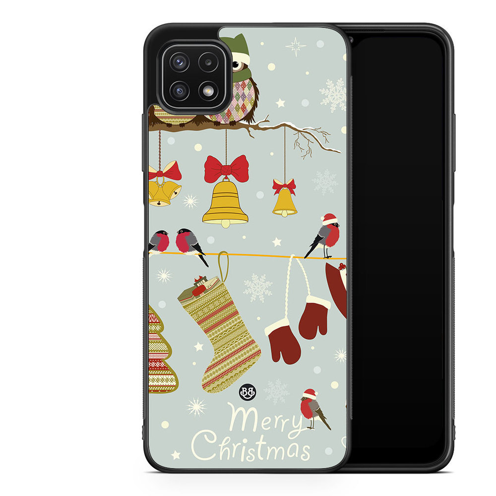 Samsung Galaxy A22 5G Case - Christmas Owls
