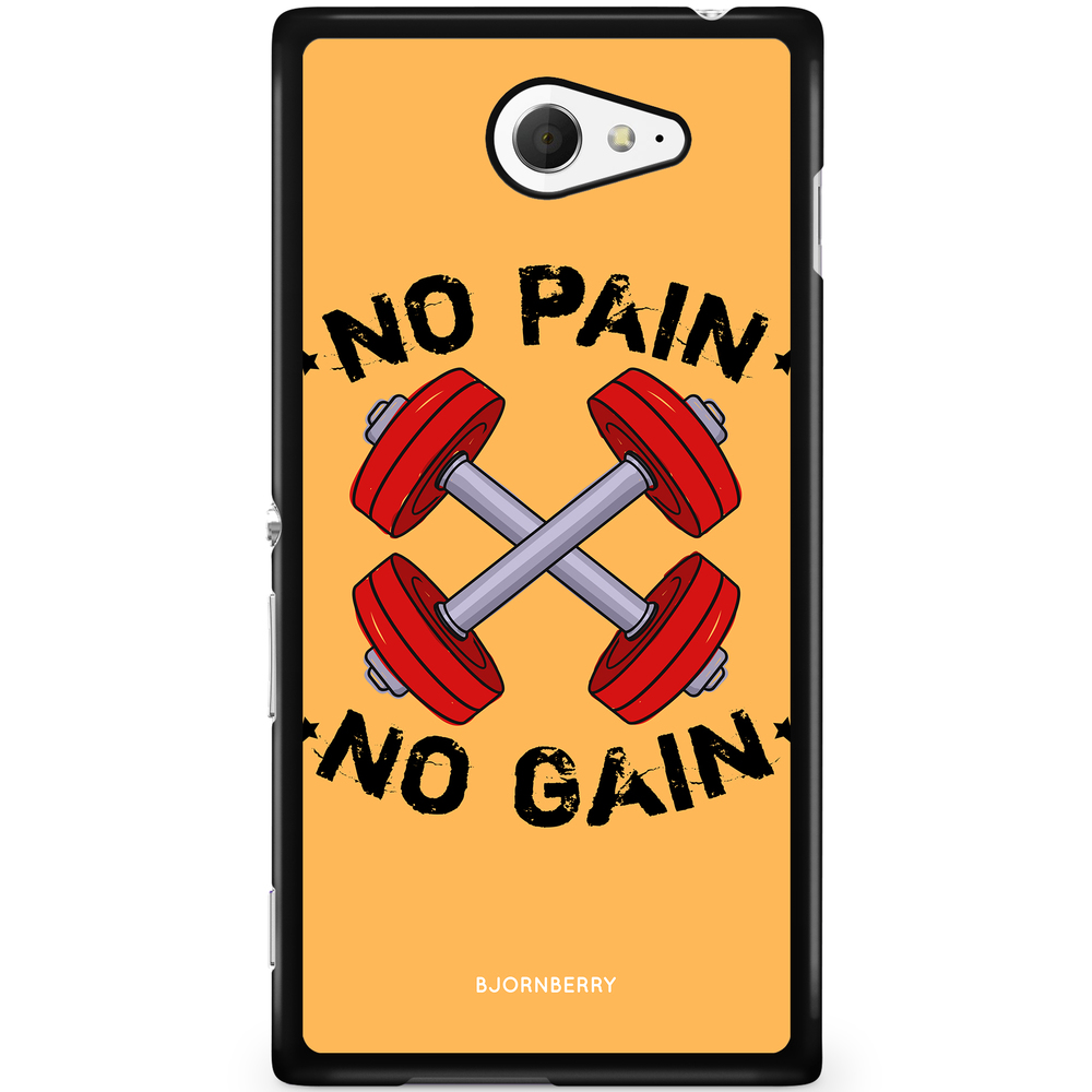 Sony Xperia M2 Aqua Case - No Pain No Gain