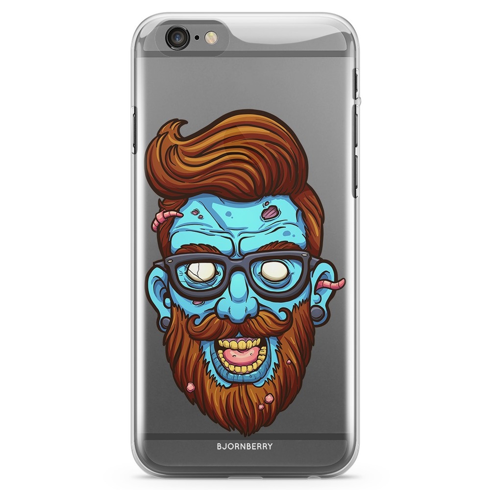 iPhone 6/6s TPU Case - Zombie Hipster