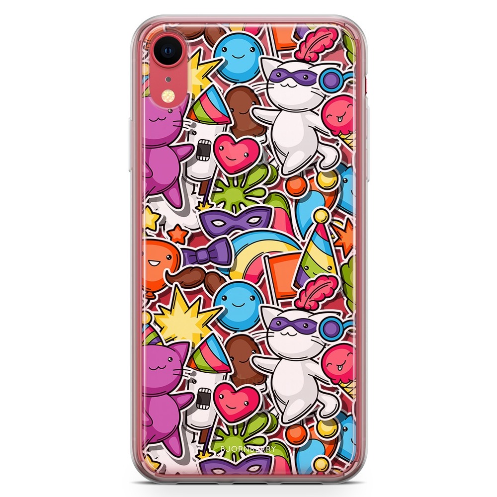 iPhone XR Fashion Case - Cute Stickers
