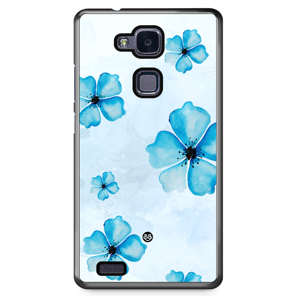 Huawei Honor 5X Case - WILD BLOOM - Blue Bloom