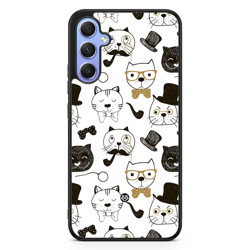 Samsung Galaxy A34 5G Case - Cartoon cats