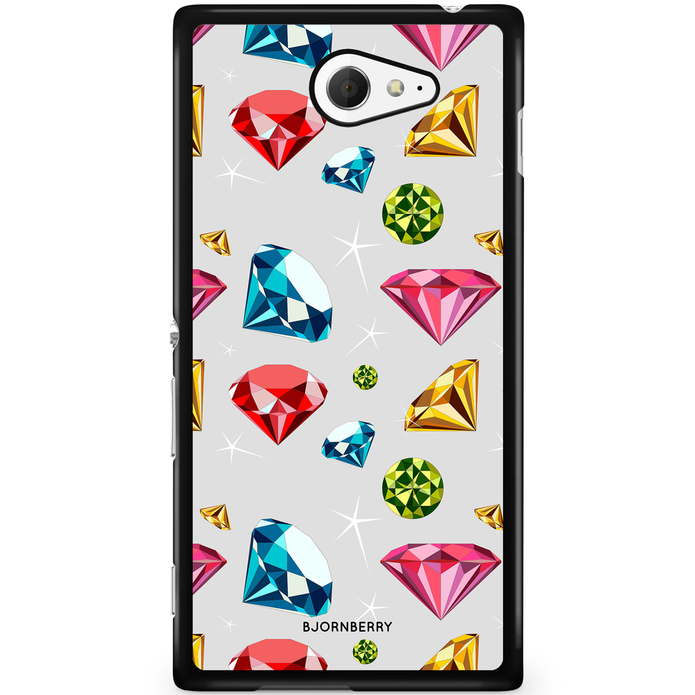 Sony Xperia M2 Aqua Case - Diamond Pattern