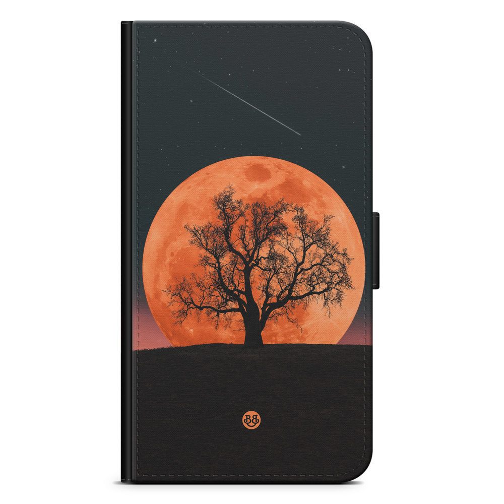 Samsung Galaxy S9 Wallet Case - Moon Three