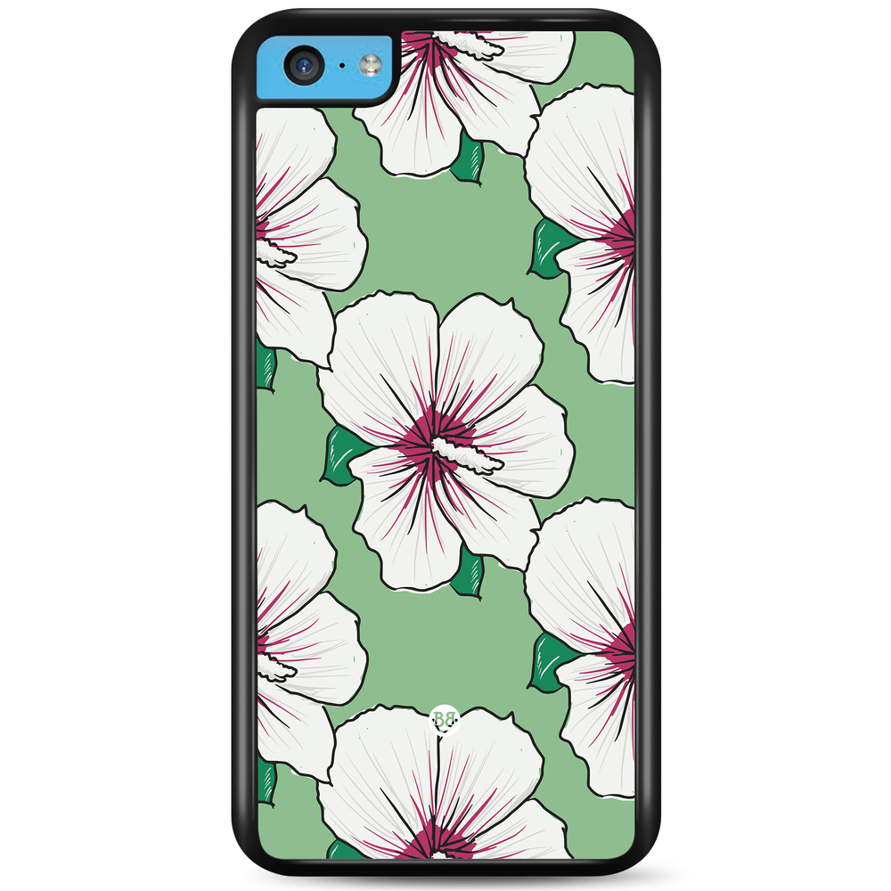 iPhone 5C Case - Creamy White Flowers