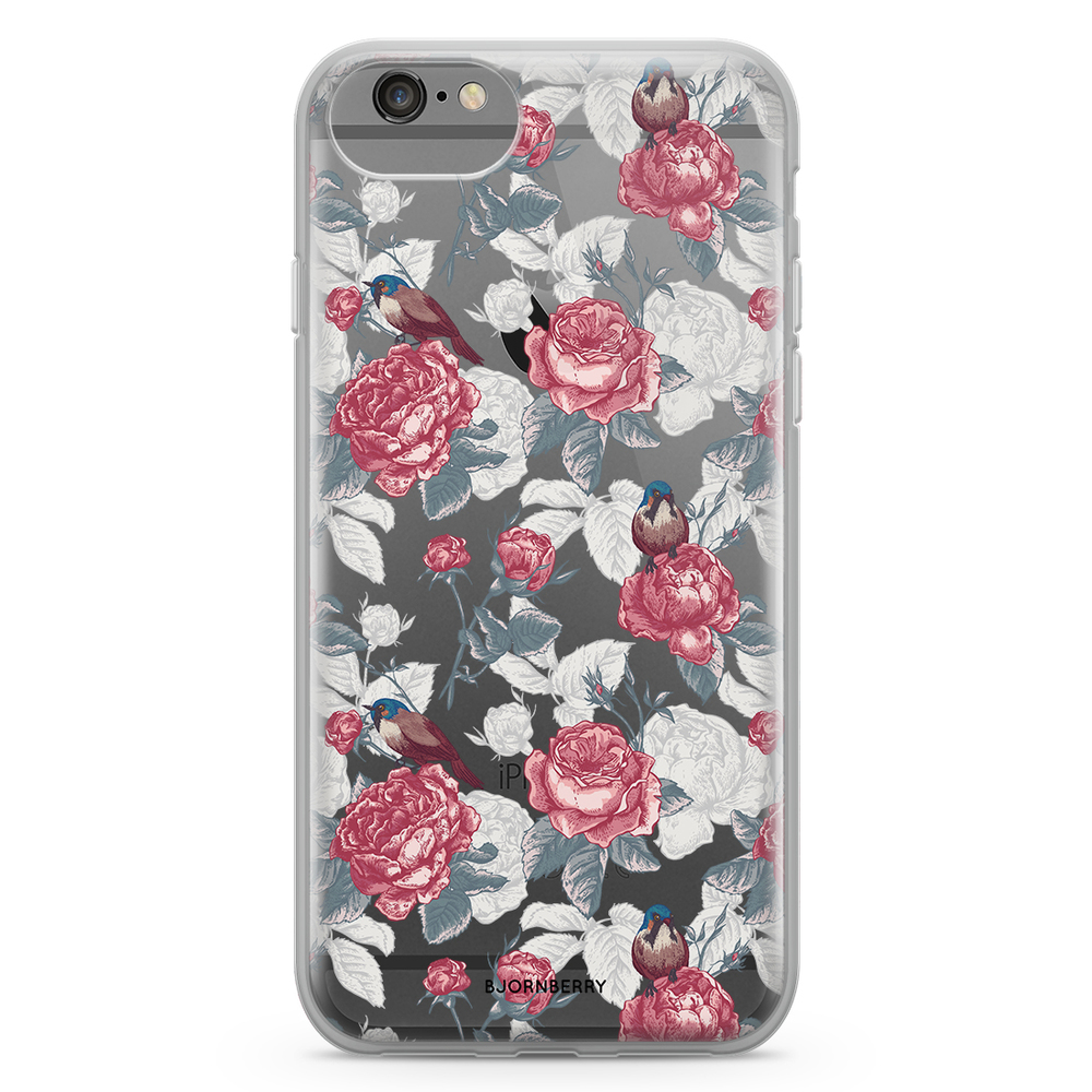 iPhone 6/6s Fashion Case - Roses and Birds