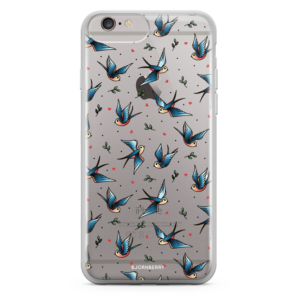 iPhone 6 Plus/6s Plus Fashion Case - Swallows