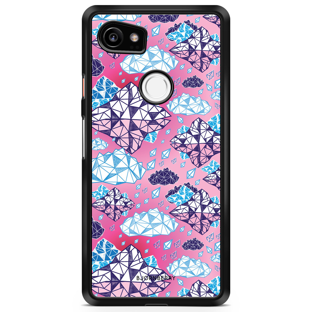 Google Pixel 2 XL Case - Geometric Clouds