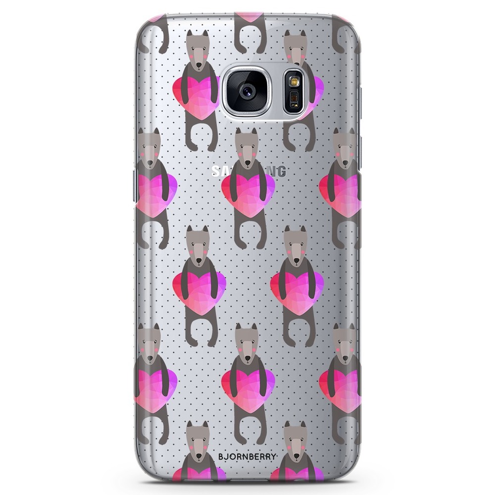 Samsung Galaxy S6 TPU Case - Dogs & Hearts