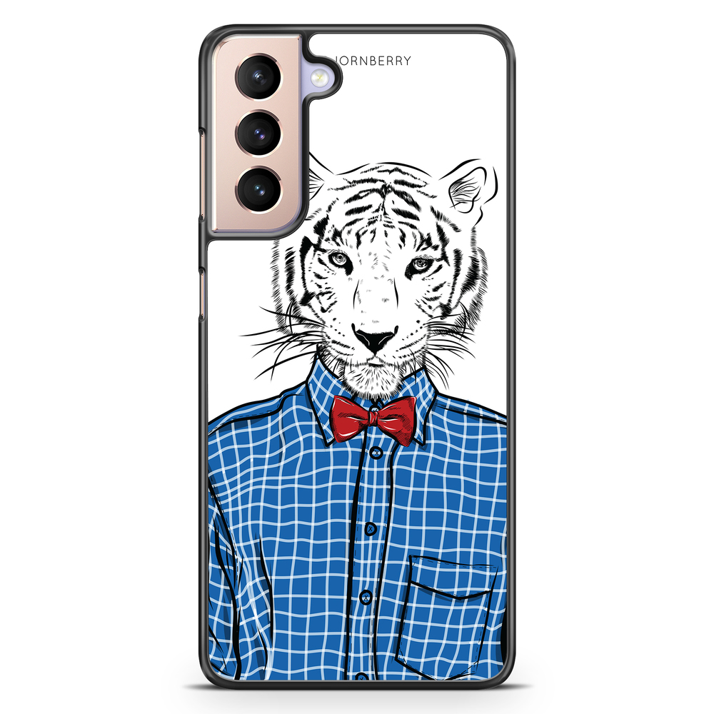 Samsung Galaxy S21 Case - Hipster Tiger