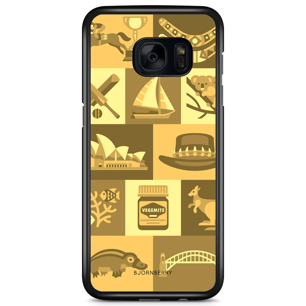 Samsung Galaxy S7 Edge Case - Australian Pattern