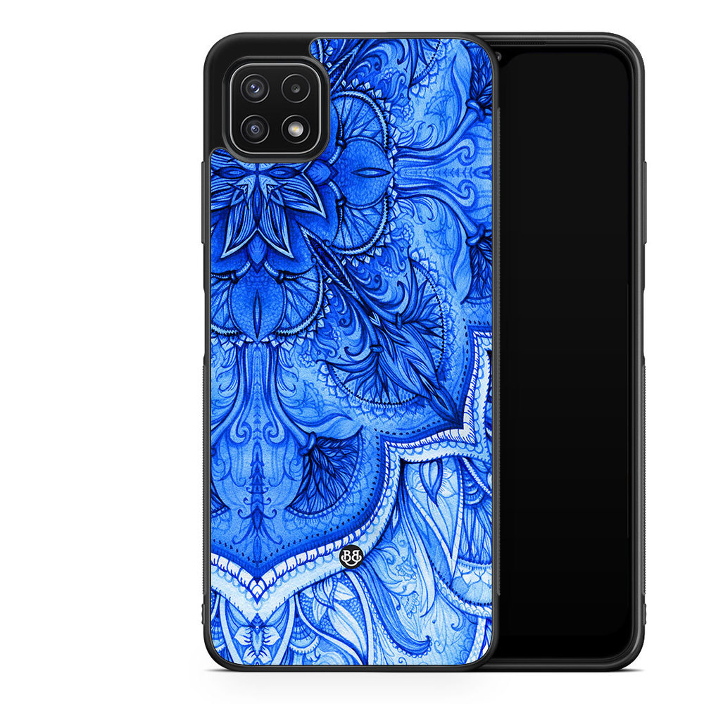 Samsung Galaxy A22 5G Case - Blue Vintage