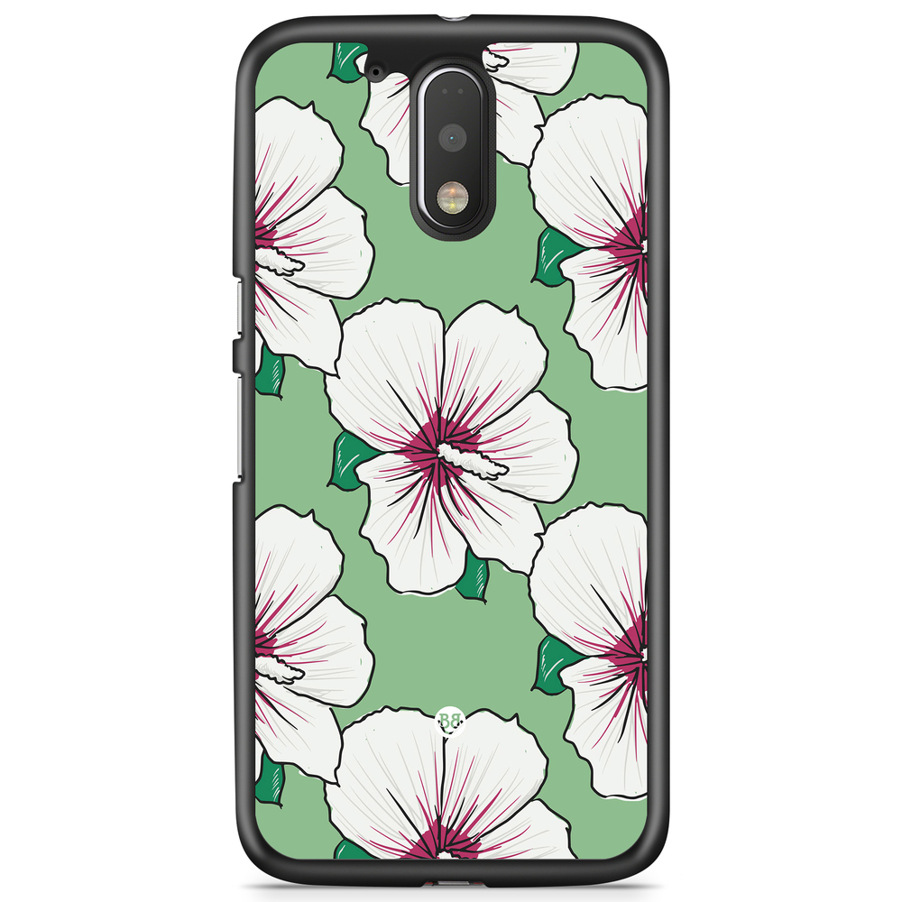 Moto G4/G4 Plus Case - Creamy White Flowers