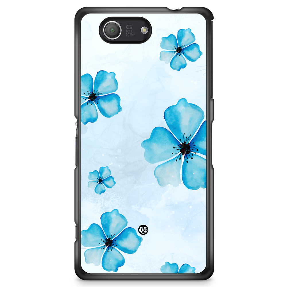 Sony Xperia Z3 Compact Case - WILD BLOOM - Blue Bloom