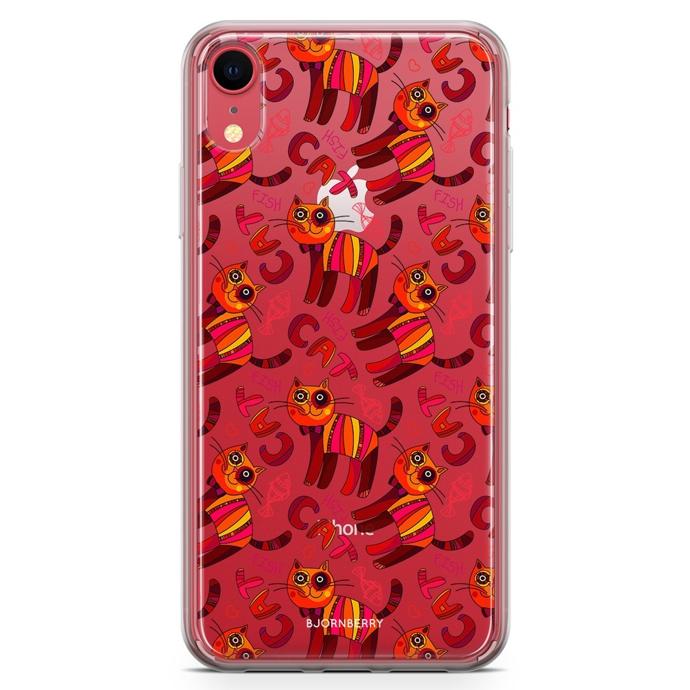 iPhone XR Fashion Case - Cat & Fish
