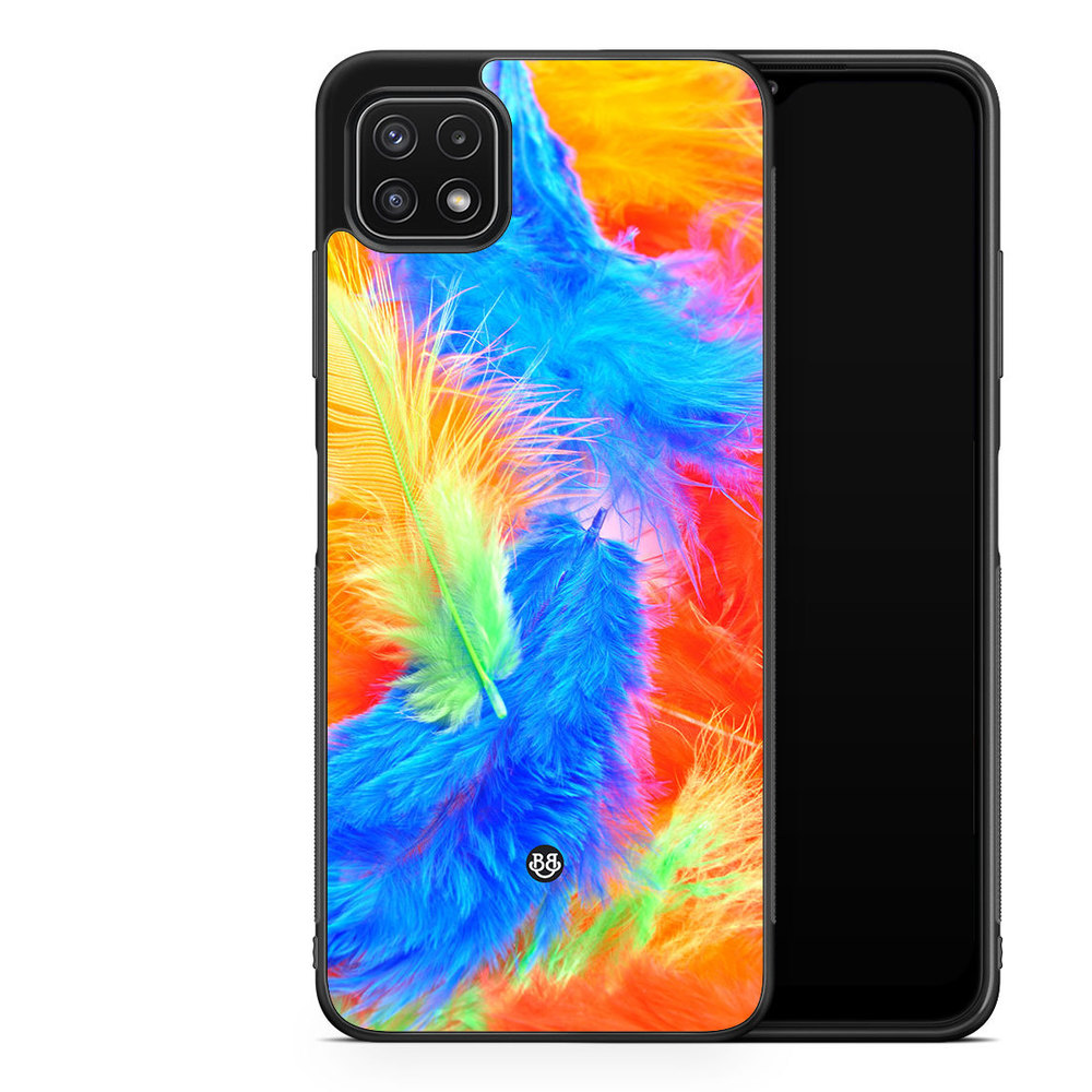 Samsung Galaxy A22 5G Case - Easter Feathers