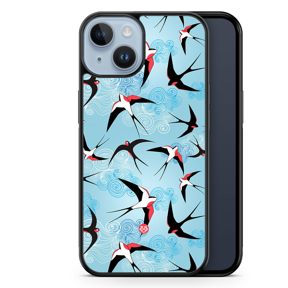 iPhone 14 Plus Case - Swallows
