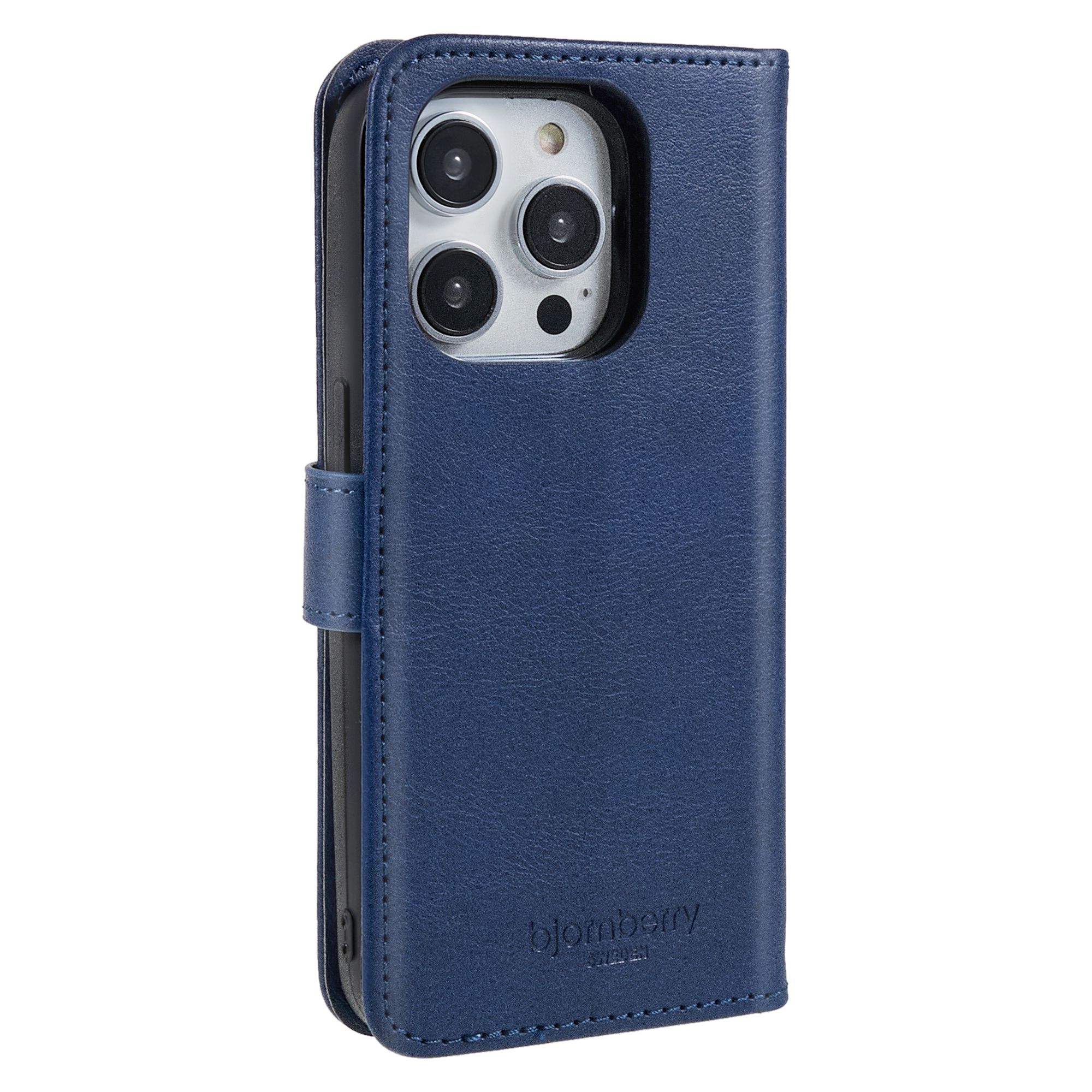 iPhone 14 Pro Max Magnet Wallet Case MONOGRAM - Navy Blue - 5