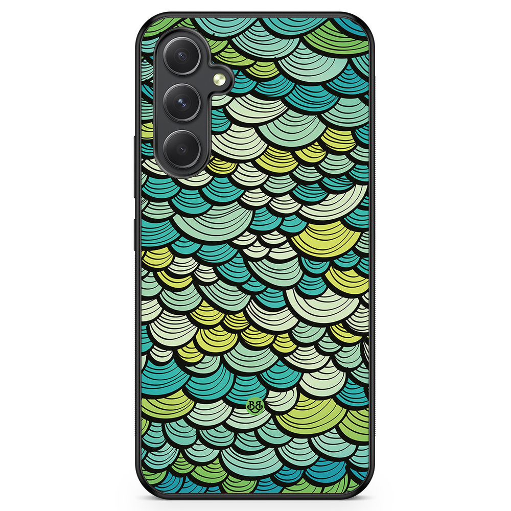 Samsung Galaxy A54 5G Case - Green Mermaid Scales