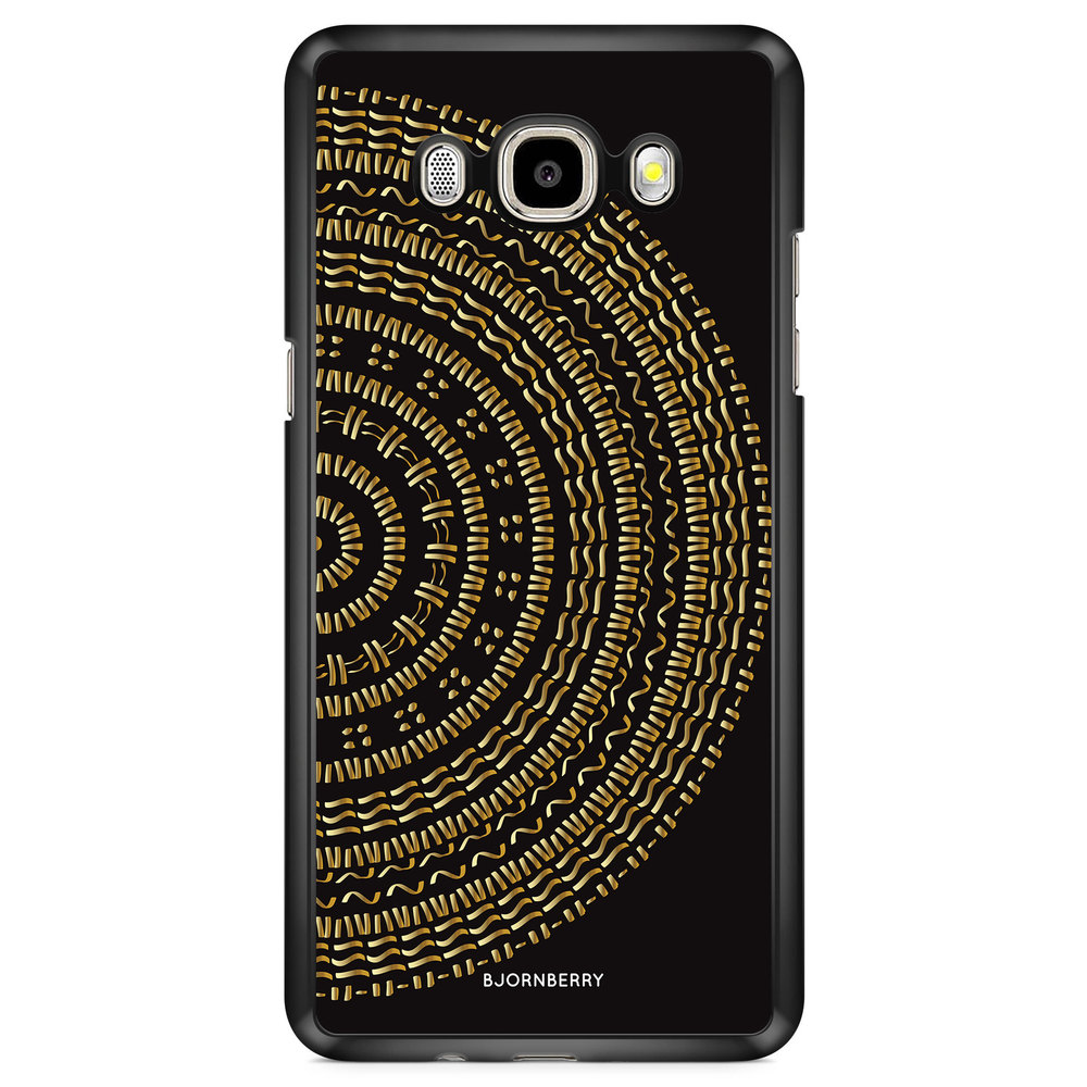 Samsung Galaxy J7 (2016) Case - Mandala Gold/Black