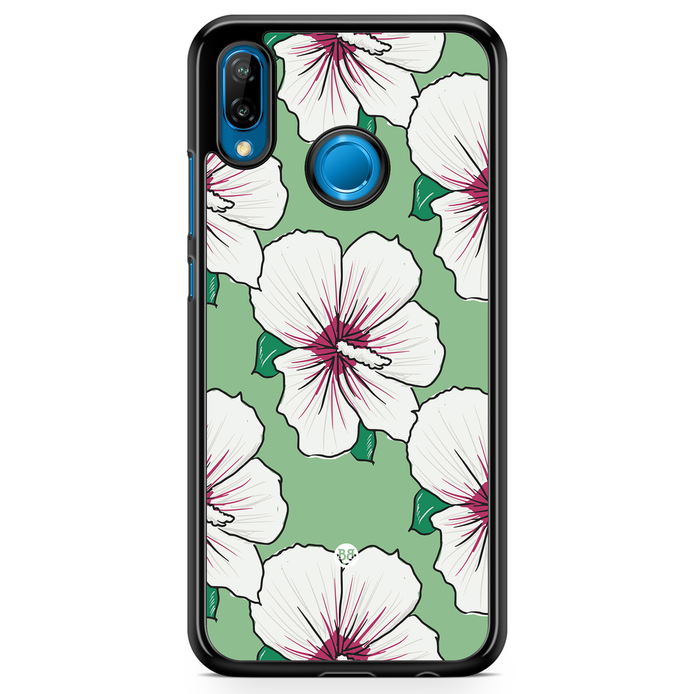 Huawei P20 Lite Case - Creamy White Flowers