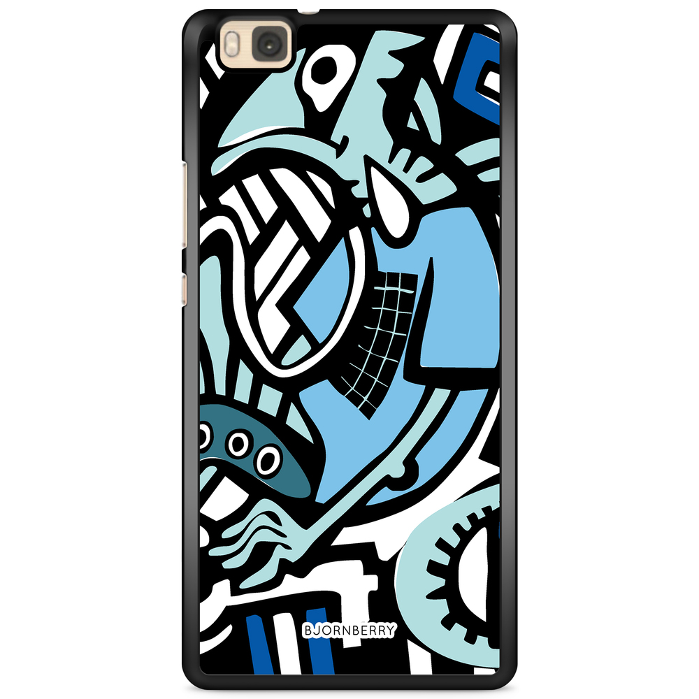 Huawei P8 Lite Case - Grafitti Lizard