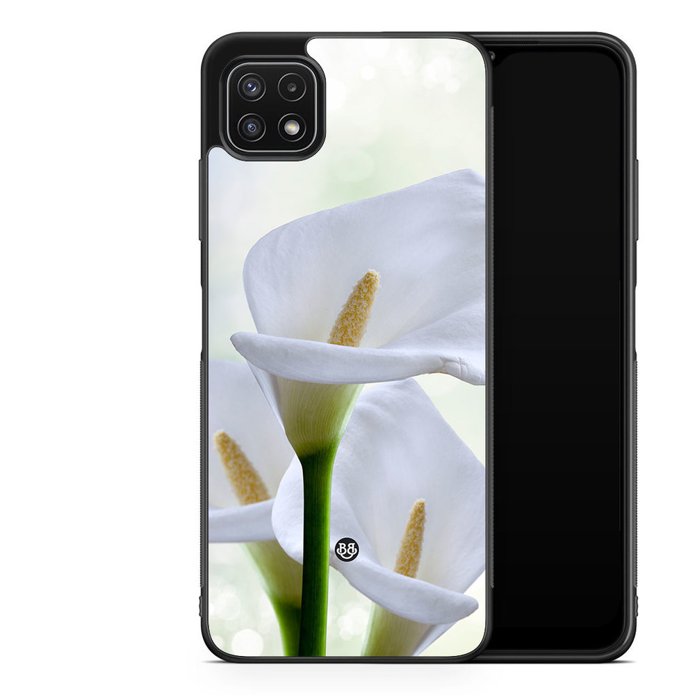 Samsung Galaxy A22 5G Case - White Flower