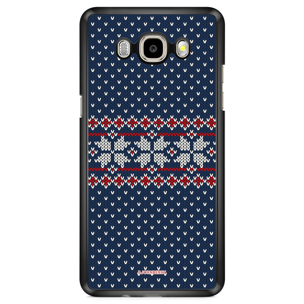 Samsung Galaxy J7 (2016) Case - Knitted Xmas
