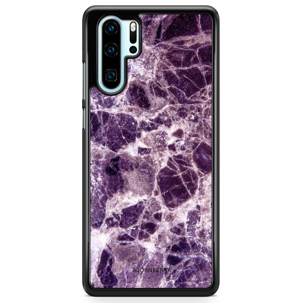 Huawei P30 Pro Case - Purple Marble